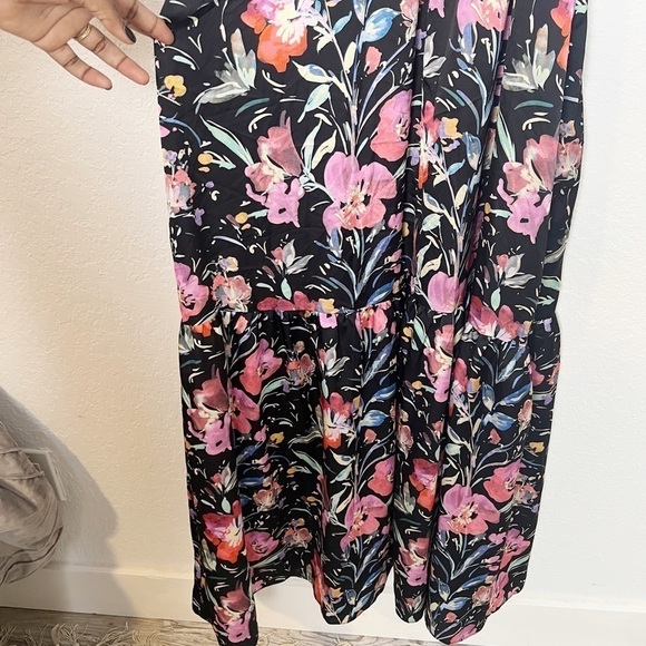 Aidan Mattox Tiered Floral Maxi Dress - Picture 6 of 10